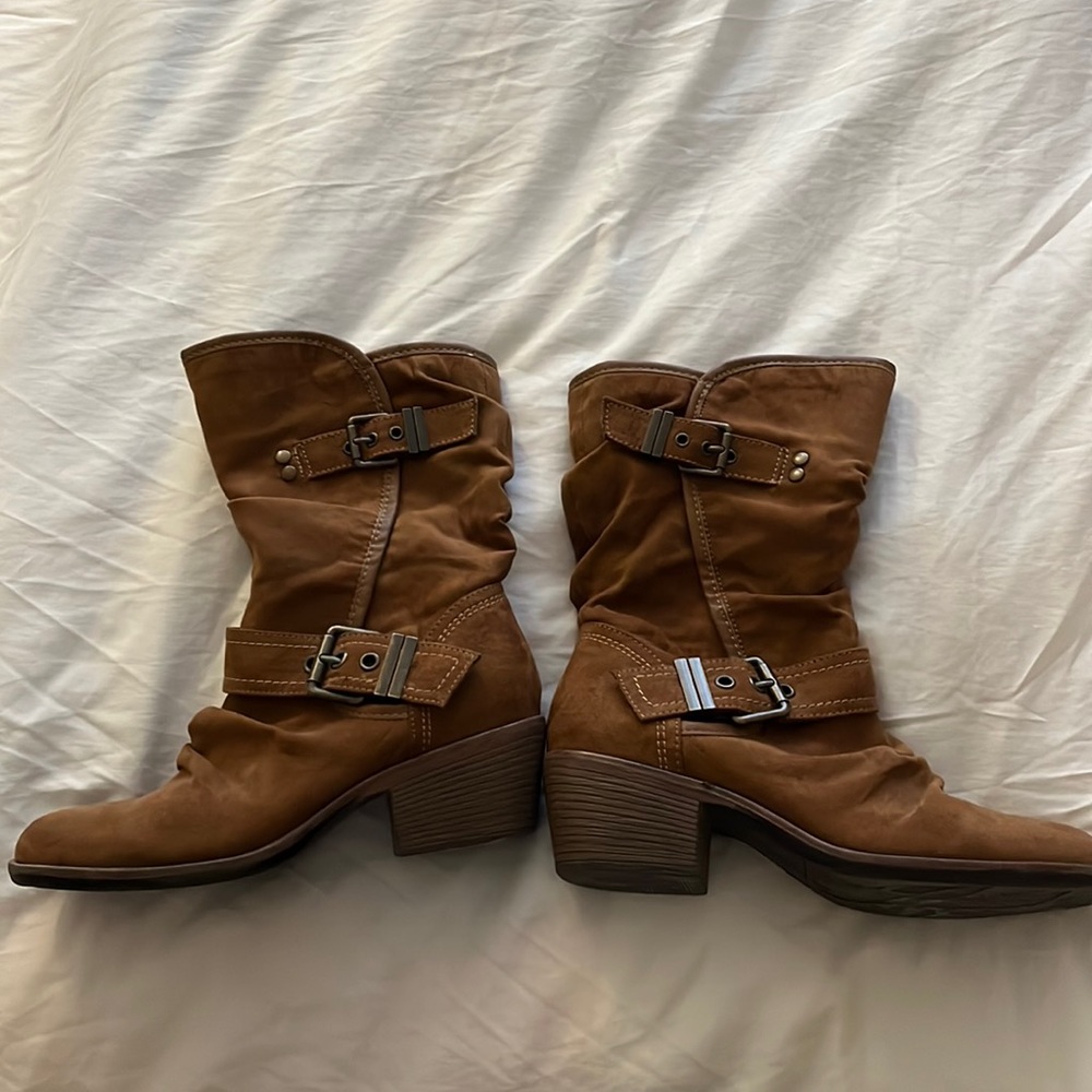 Brown Suede Boots